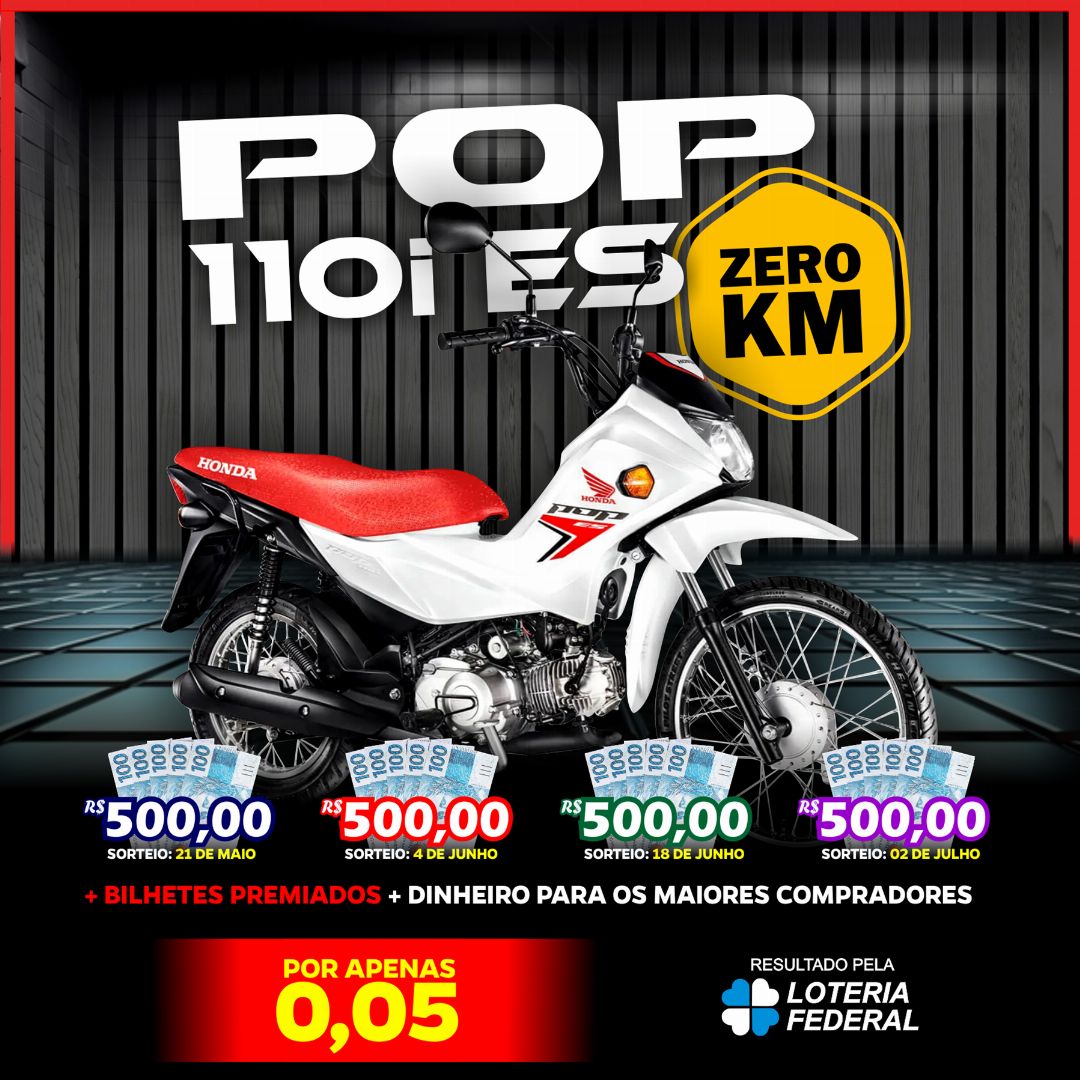 POP 110i ES + DINHEIRO